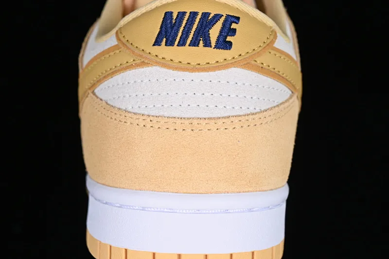 All categories Nk SB Dunk series Nk SB Dunk Low low-top sneakers Nk Dunk Low "Gold Suede" cheese pudding ice cream yellow and white SB low-top casual sports skateboard shoes DV7411-200